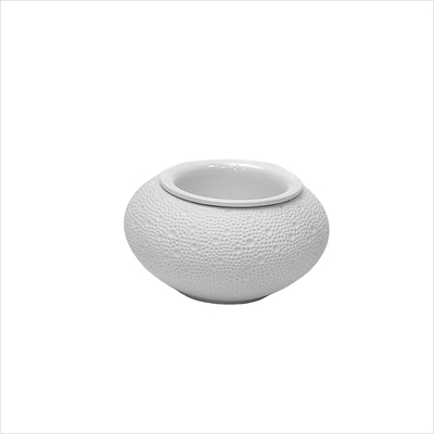 MOON_ - Schale - bauchig - 15 cm - rund - mit Einsatz weiss_side